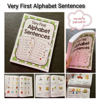 หนังสือ Very First Alphabet Sentences หนังสือหัดอ่านภาษาอังกฤษ เริ่มต้น พื้นฐาน