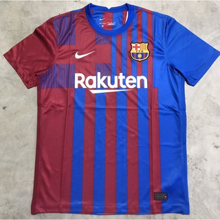 เสื้อกีฬา บาเซโลน่า Barcelona เหย้า เกรด AAA ฤดูกาลใหม่ 2021/22 ของพร้อมส่ง