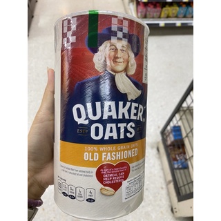 ธัญพืช ข้าวโอ๊ต อบกรอบ ตราเควกเกอร์ 510 g. Oat old Fashioned Oatmeal ( Quaker Brand )