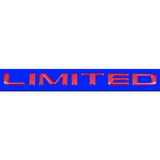 Logo Limited โลโก้ ลิมิเต็ด สีแดง Red