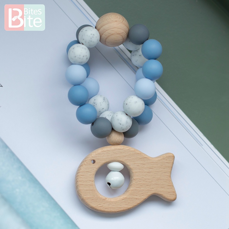 Bite Bites 1PC Baby Rattle Toy Intelligence Grasping Hand Bell Rattle ...