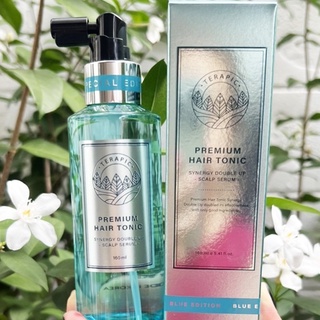 🍉🍉Terapic Premium Hair Tonic Synergy Double Up Scalp Serum Blue Edition 160mL.ใหม่ล่าสุด สีฟ้าออกมาช่วงซัมเมอร์เกาหลี