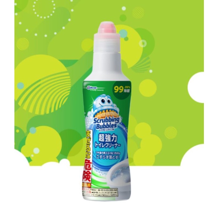 (ระวังของลอกเลียนแบบ) Scrubbing bubble super strong toilet cleaner 400ml. ทำความสะอาดโถสุขภัณฑ์ ไม่ต้องขัดถู