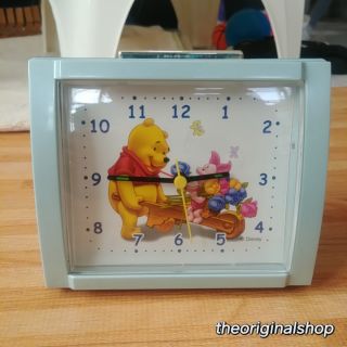 นาฬิกา ปลุกหมี Pooh ของแท้ กระดิ่ง เสียงเพลง 【มือ 2】