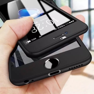 Case สำหรับไอโฟน รุ่น i6Plus 6splus เคสโทรศัพท์ ไอโฟน6+ เคสประกบหน้าหลัง เคสประกบ 360 องศา แถมฟิล์มกระจก1ชิ้น
