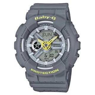 Casio Baby-G นาฬิกา BA-110PP-8ADR(Grey