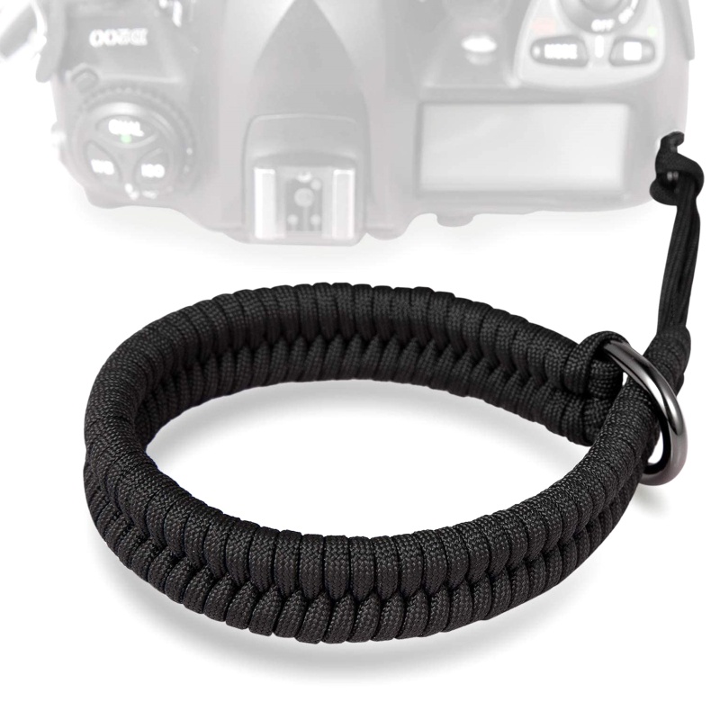 Cutep ปรับ Strong กล้องข้อมือ Lanyard สายคล้อง Grip สายสานสําหรับกล้อง DSLR
