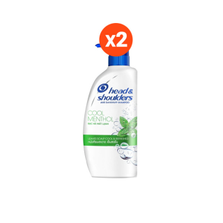 Head & Shoulders แชมพูขจัดรังแค สูตร คูล เมนทอล 850 มล. X2 ขวด Anti Dandruff Shampoo Cool Menthol