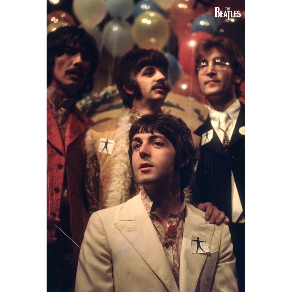 โปสเตอร์ รูปถ่าย วง ดนตรี 4เต่าทอง The Beatles (1960-70) POSTER 24"x35" Inch British Pop Rock MUSIC 