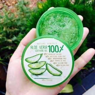 พร้อมส่ง Aloe vera soothing gel 100% by Nature Perfect