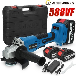 เครื่องเจียรไฟฟ้าไร้สาย 588VF 125 มม. 1580W สําหรับแบตเตอรี่ Makita 18V DIY