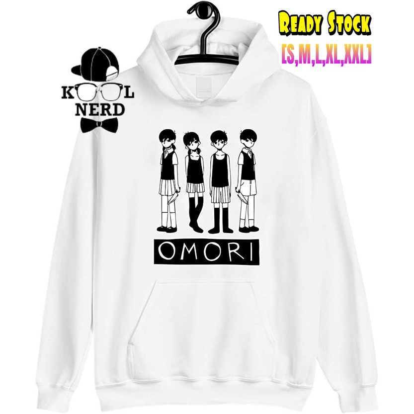 COOL JAPANESE ANIME MANGA COSPLAY HOODIE OMORI CHARACTERS OMORI UNISEZ HOODIE สําหรับผู้ชายและผู้หญิ