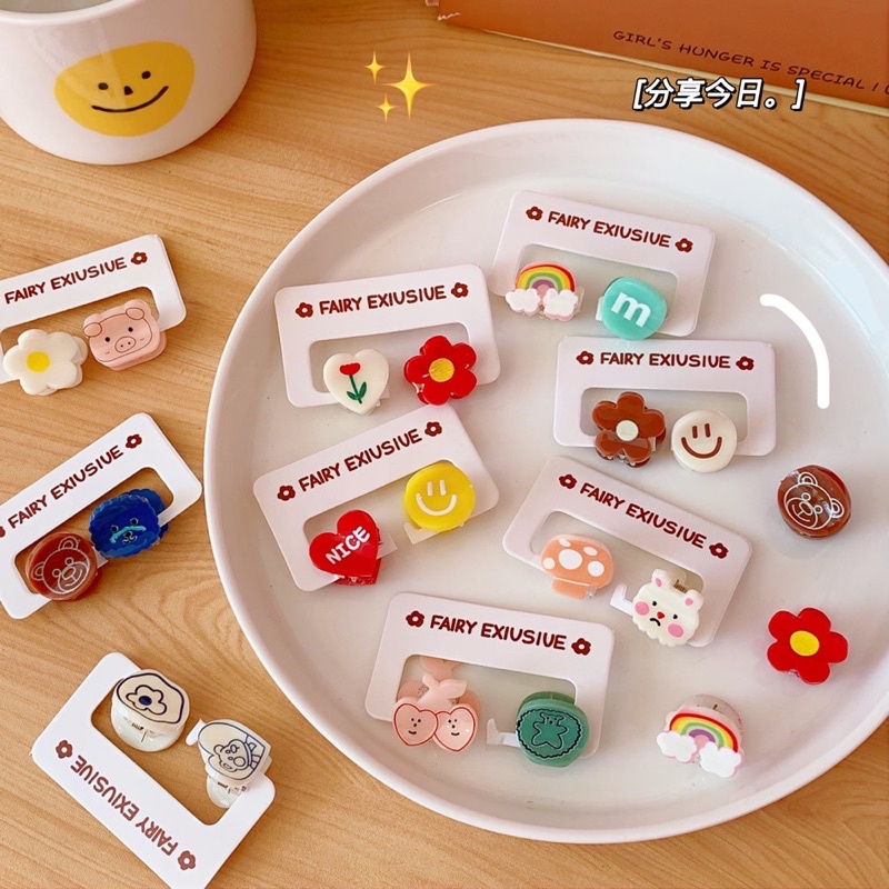 Cute 032 กิ๊บติดผม กิ๊บจิ๋ว 2 ชิ้น / แพ็ค