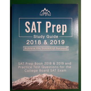 หนังสือ SAT Prep Study Guide 2018&amp;2019 /ภาษาอังกฤษล้วน มือหนึ่ง