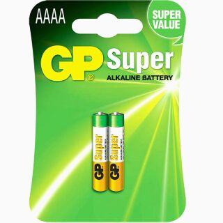 (ถ่านAAAA/2ก้อน) ถ่าน GP Super Alkaline ไซต์ AAAA