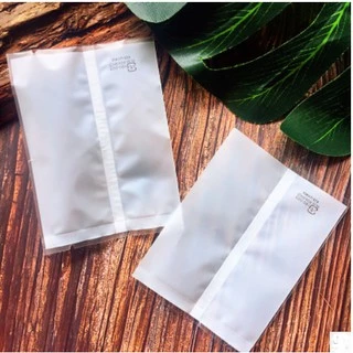 ถุงคุกกี้แบบซีลได้ด้านหน้าใส,ขุ่น ด้านหลังสีขาว