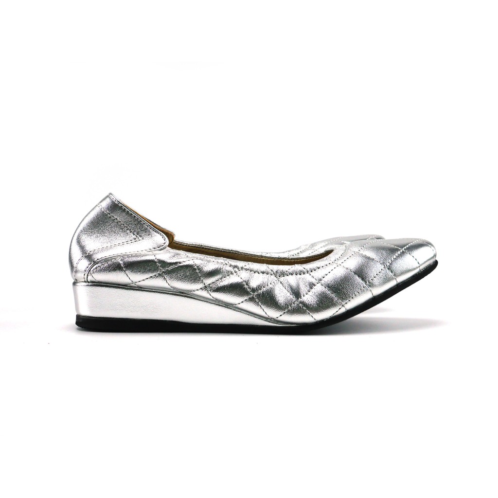 [PRE-ORDER] ]Bloc B. EMMA MADISON - 1 inch heels quilted ballet style shoes