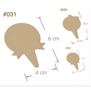 ป้ายปักเค้ก แพ็คละ 50 ชิ้น ป้ายขนม ตกแต่งเบเกอรี่ แต่งบอร์ด