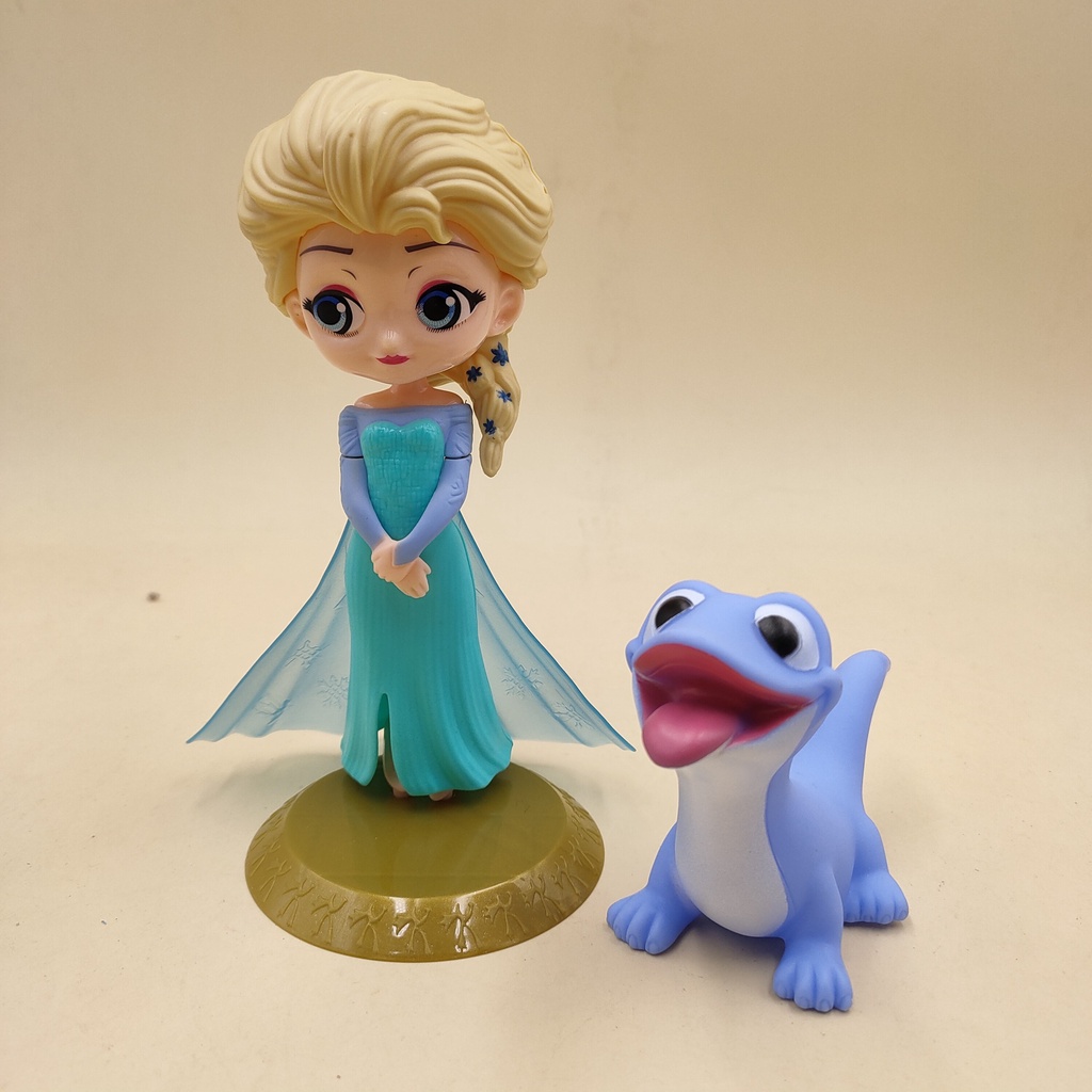เจ้าหญิงตุ๊กตาDisney Cartoon Action Toy Figures Cake Decoration Frozen ...