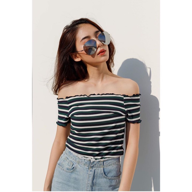 เสื้อ zoey top แบรนด์ miladi