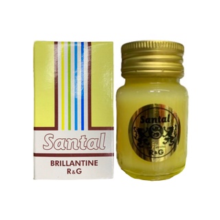 Santal Brillantine R&amp;G ซานตาเลีย น้ำมันแต่งผม จัดทรงผมผู้ชาย 50 กรัม