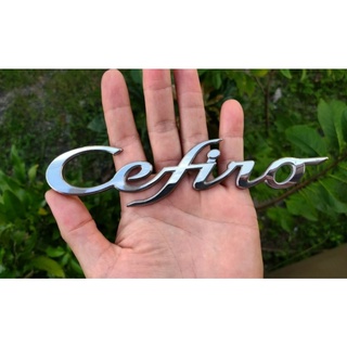 เซฟิโร่ นิสสัน รุ่น เอ33 ตัวอักษรโลโก้ มีกาวให้พร้อมติดตั้ง Nissan Cefiro A33 Trunk Lid Emblem Badge rea