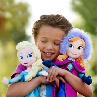 ตุ๊กตา Disney Frozen Fever Elsa And Anna ขนาด 40 ซม. 50 ซม. ของเล่นสําหรับเด็ก