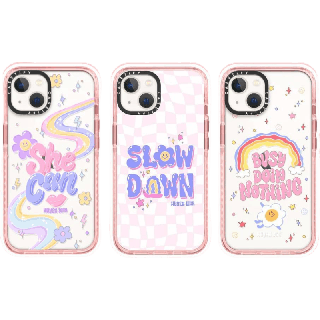 Mowin - เข้ากันได้สำหรับ เคสไอโฟน 11 เคสโทรศัพท์ 13 pro max เข้ากันได้สำหรับ เคส iphone เคสโทรศัพท์มือถือ ซิลิโคนนิ่ม ใส หนา กันกระแทก กันรอยกล้อง ลายดอกไม้หน้ายิ้ม สีชมพู สีรุ้ง สําหรับ iPhone 13 Pro Max 12 Pro Max 11 7 XR XS MAX