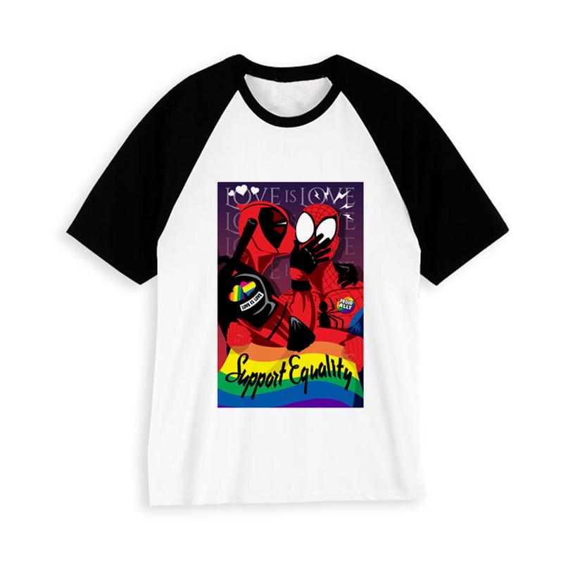 เสื้อยืด [พร้อมส่ง ของถึงไทยแล้ว]  Deadpool Movie สไตล์เกาหลี