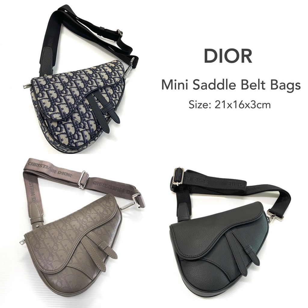 dior mini saddle belt bag