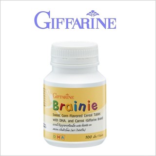 กิฟฟารีน เบรนนี่ รสข้าวโพด 100 เม็ด แบบเม็ดเคี้ยว Giffarine Brainie Sweet Corn 100 tablets