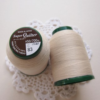 ด้ายควิลท์ Super Quilter ยาว 700 m. สีครีม