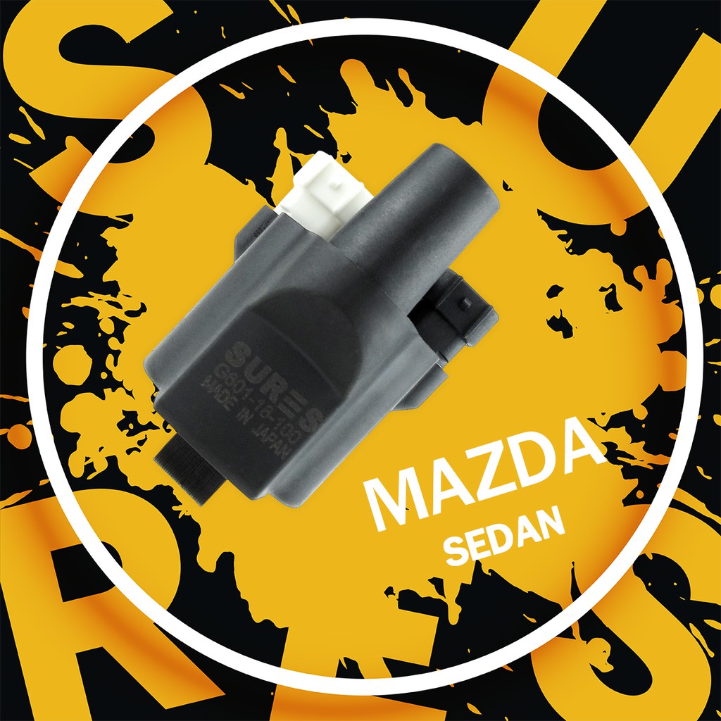 คอยล์ MAZDA 323 SEDAN คาบู - SCMZ-507 - SURES MADE IN JAPAN - จุดระเบิด หัวเทียน จานจ่าย ไฟ มาสด้า ซีดาน g601-18-100