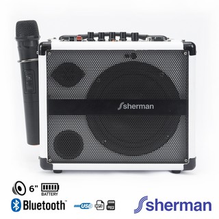 Sherman ลำโพงช่วยสอน รุ่น APS 107 สีขาว  img 2