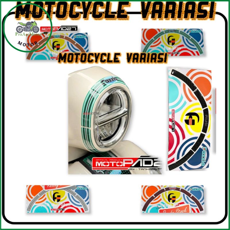 Motopad27 Sticker Fazzio ไฟหน้า สติ๊กเกอร์ premium fazzio Sticker