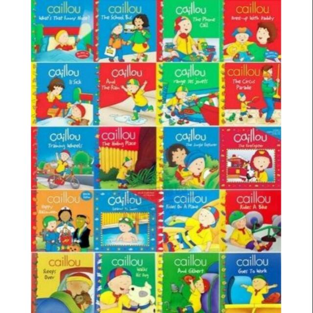 Caillou 20 เล่ม *แถม DVD