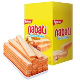 ขนมเวเฟอร์ นาบาติ nabati เวเฟอร์รสชีสแท่งใหญ่ ขนาด 29 กรัม × 12 ชิ้น