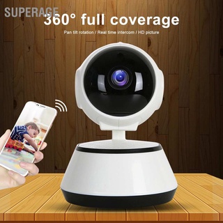 Superage กล้องรักษาความปลอดภัยอัจฉริยะในร่ม Wifi Baby Monitor Wireless Dog Pet 2 Way Audio สำหรับ Home
