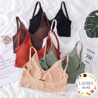 ถูกที่สุด✅ 833/ บิกินี่ทรงยาว หลังเว้า มี6 สี ผ้านุ่มใส่สบาย