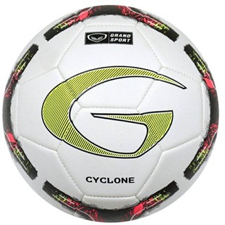 ลูกฟุตบอลหนังเย็บเบอร์5 GRAND SPORT 331374 หนังนิ่ม เตะไม่เจ็บเท้า  รุ่นCYCLONE **แถมเข็ม+ตาข่าย**