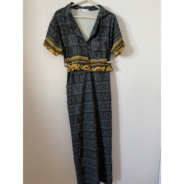 ชุดเซ็ทversace เสื้อกางเกง เอสสม๊อค