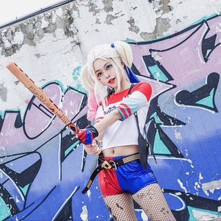 ชุดคอสเพลย์ Suicide Squad Harley Quinn สําหรับผู้ใหญ่