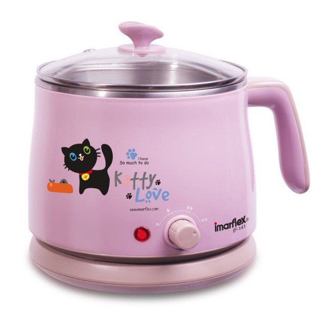 Pick IMARFLEX กาต้มน้ำไฟฟ้าพร้อมซึ้ง ความจุ 1.5 ลิตร รุ่น IF-141 รับประกัน 1 ปีหม้อชาบูญี่ปุ่น หม้อส