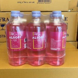 6ขวด Alsoff แอลกอฮอล์กลิ่นซากุระ 450 ml.