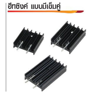 ซิงค์ระบายความร้อนแบบมีเข็มคู่19x8x30mm 5ตัว