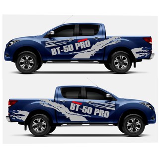 sticker Mazda BT-50 proลายติดรถกระบะ  สติกเกอร์แต่งรถBT-50pro สติกเกอร์ติดรถMAZDA BT-50PRO สติ๊กเกอร์BT-50pro