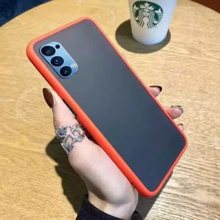 [ส่งจากไทย] ปุ่มสีผิวด้าน Case OPPO Reno5 (4G) / Reno5 (5G) เเสี่ยวมี่ ขอบนิ่มหลังแข็ง