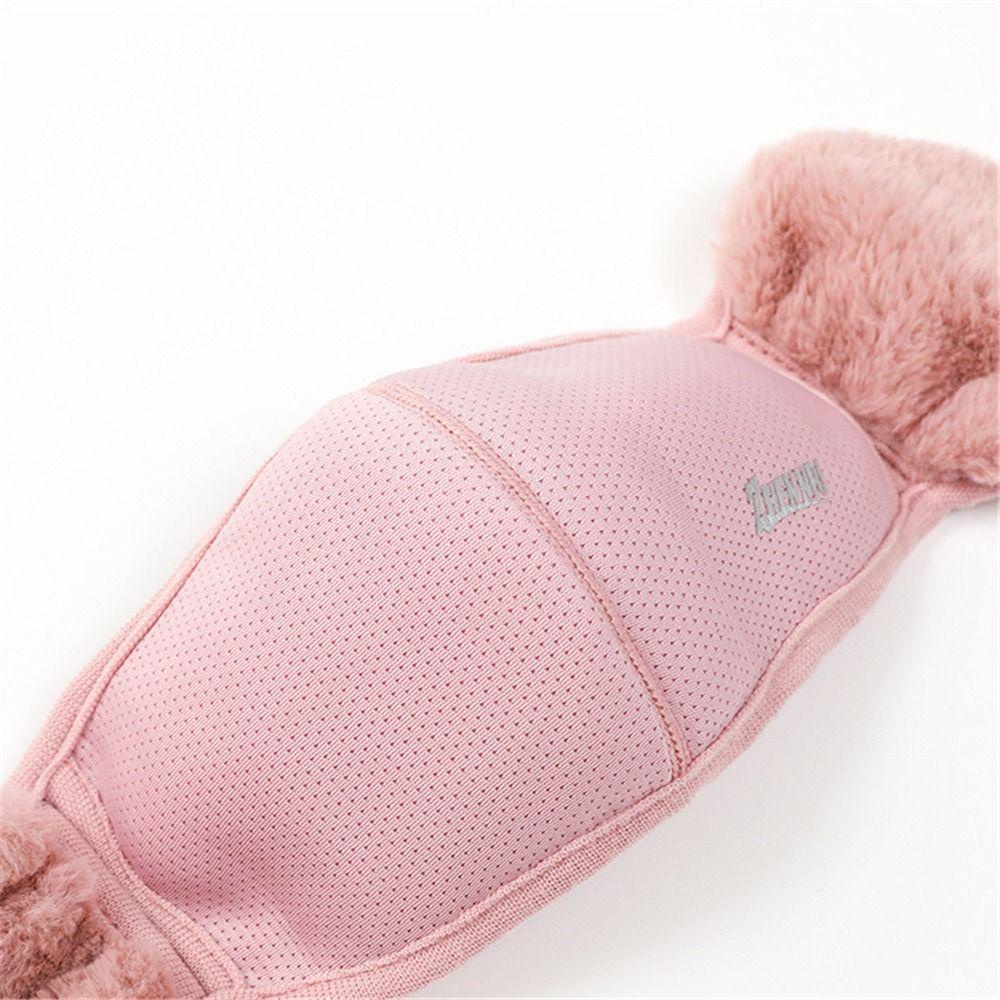 แถวครอบปากผู้หญิงฤดูหนาวที่ปิดหูกันหนาวที่อบอุ่น - รูปที่ 6