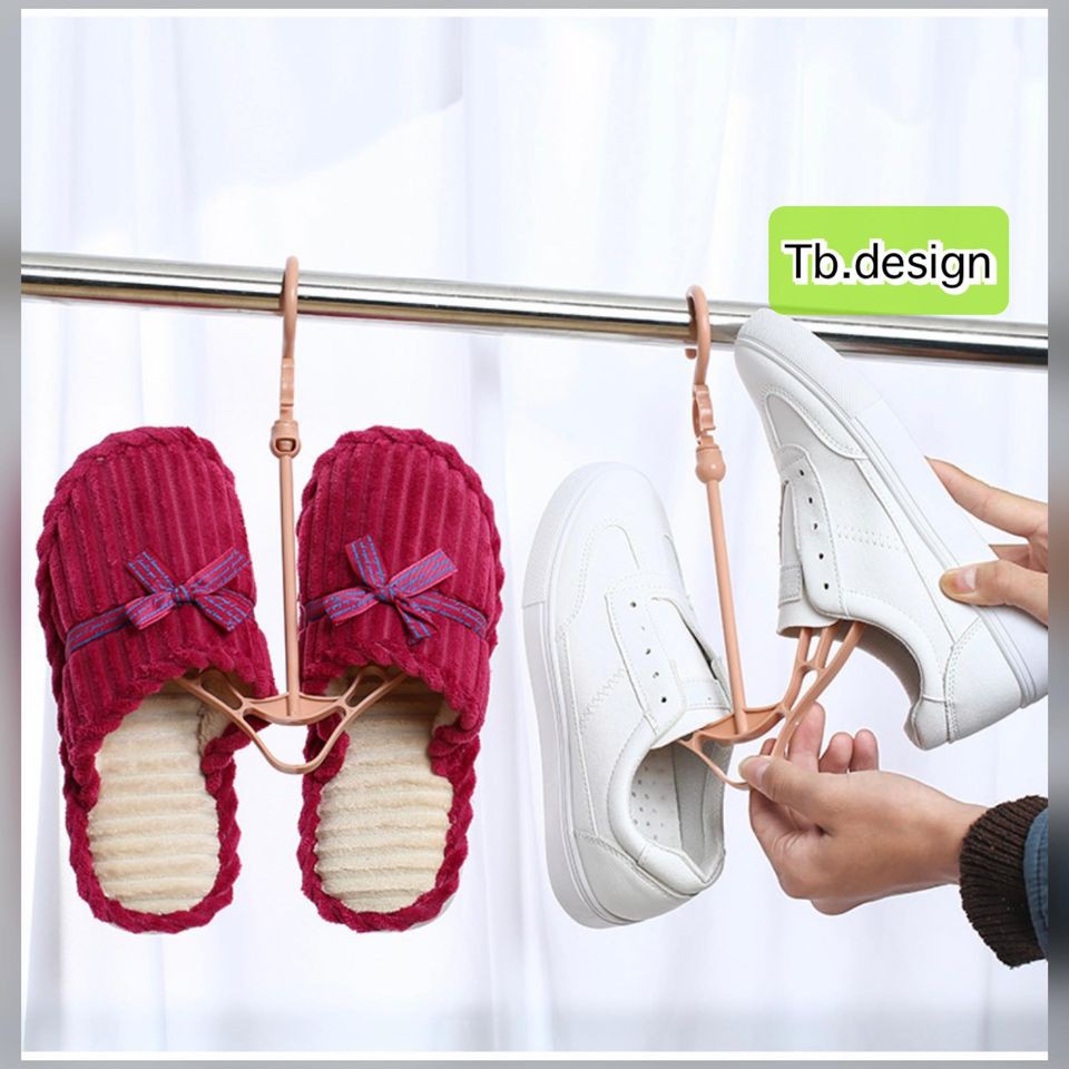 👟ที่แขวนรองเท้า พลาสติก แบบหมุนได้ 360 องศา👞 #E-0029