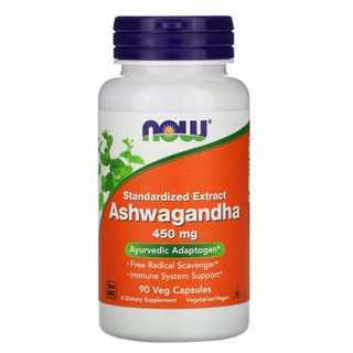 Now Foods Ashwagandha 450 mg [ 90 เม็ด ]